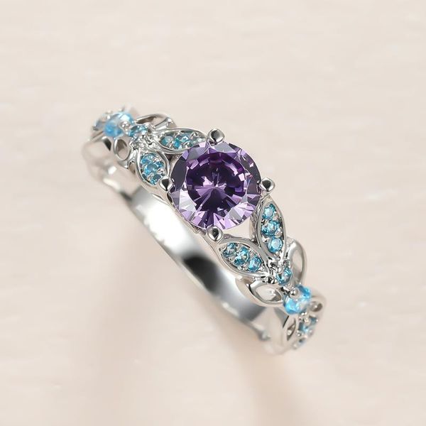 cute female purple crystal stone ring charm silver color wedding rings for women dainty bride leaf zircon engagement, Slivery;golden
cute female purple crystal stone ring charm silver color wedding rings for women dainty bride leaf zircon engagement, Slivery;golden