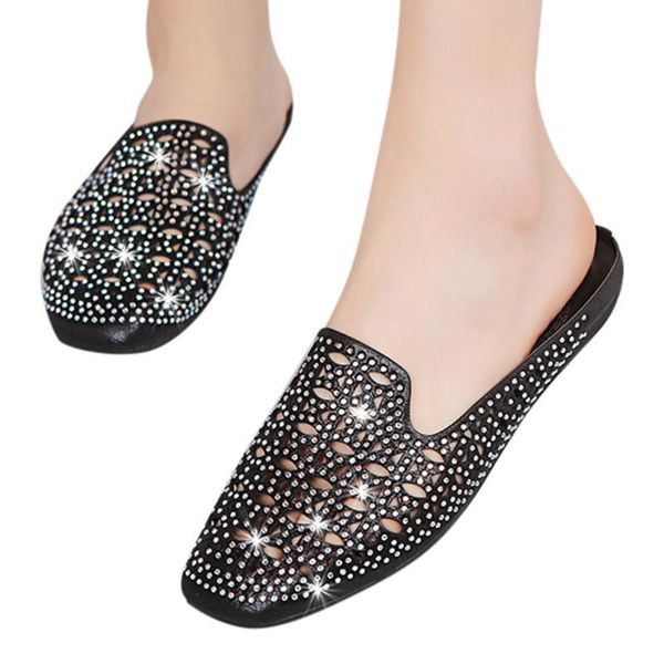 slippers fashion 2021 woman's casual slip on outdoor crystal hollow out flat women shoes d2#2, Black
slippers fashion 2021 woman's casual slip on outdoor crystal hollow out flat women shoes d2#2, Black