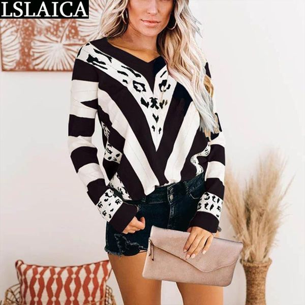 women's blouses & shirts pullovers women casual loose long sleeve clothing fashion slim striped printing knitted plus size blusas de, White
women's blouses & shirts pullovers women casual loose long sleeve clothing fashion slim striped printing knitted plus size blusas de, White