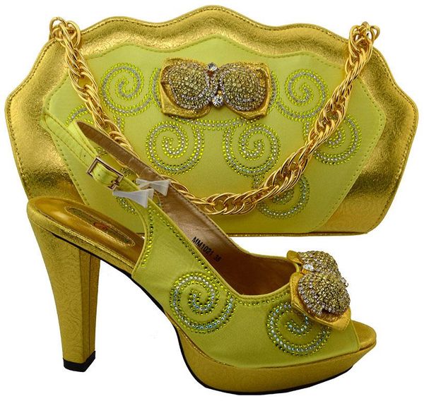 arrival yellow color italian ladies shoe and bag set decorated with rhinestone african wedding shoes italy dress, Black
arrival yellow color italian ladies shoe and bag set decorated with rhinestone african wedding shoes italy dress, Black