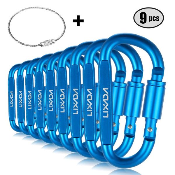 cords, slings and webbing lixada 9pcs mountaineering caving rock climbing carabiner d shaped safety master screw lock buckle escalade equipe
cords, slings and webbing lixada 9pcs mountaineering caving rock climbing carabiner d shaped safety master screw lock buckle escalade equipe