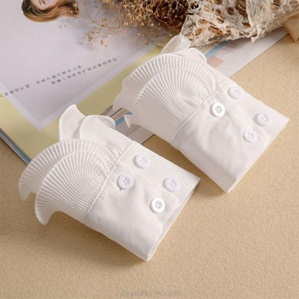 five fingers gloves detachable shirt pleated flare sleeve false cuffs solid color layered wrist decorative women clothing jy15 20 dropship, Blue;gray
five fingers gloves detachable shirt pleated flare sleeve false cuffs solid color layered wrist decorative women clothing jy15 20 dropship, Blue;gray