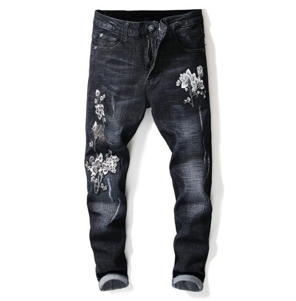 plum embroidery jeans men biker trousers male denim pants masculino motorcycle fashion designer men's, Blue
plum embroidery jeans men biker trousers male denim pants masculino motorcycle fashion designer men's, Blue