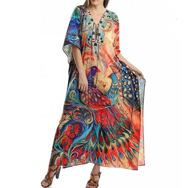 casual dresses kaftan beach cover-ups long cotton tunic swimwear bohemian printed loose summer dress robe plus size women beachwea, Black;gray
casual dresses kaftan beach cover-ups long cotton tunic swimwear bohemian printed loose summer dress robe plus size women beachwea, Black;gray