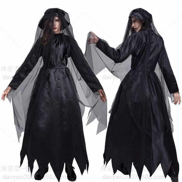 halloween costume horror ghost bride zombie costume bar party stage vampire demon costume_rw, Black;red
halloween costume horror ghost bride zombie costume bar party stage vampire demon costume_rw, Black;red