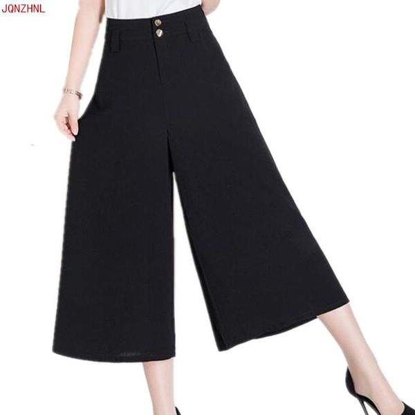 women's pants & capris chiffon wide leg female summer nine 2021 loose high waist seven points casual thin section as1056, Black;white
women's pants & capris chiffon wide leg female summer nine 2021 loose high waist seven points casual thin section as1056, Black;white