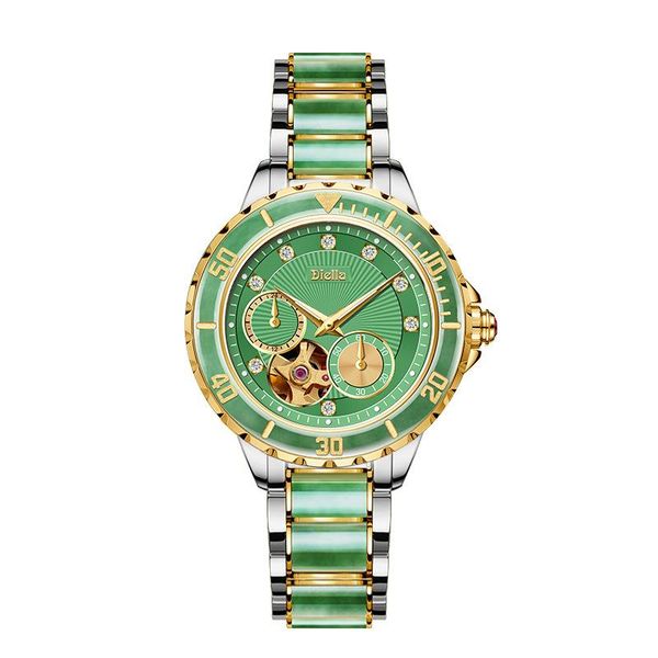 wristwatches jade watch fully automatic mechanical flywheel multifunctional business men watches gift couple women, Slivery;brown
wristwatches jade watch fully automatic mechanical flywheel multifunctional business men watches gift couple women, Slivery;brown