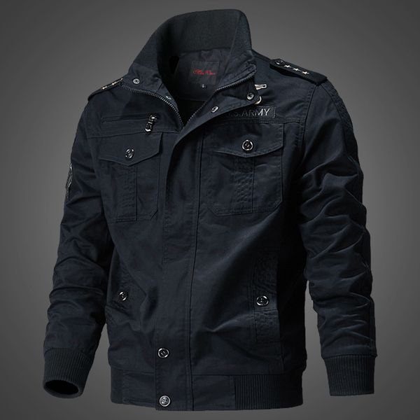 fashion jacket men's multi bag military in autumn of 2021 large loose youth cotton casual work clothes, Black;brown
fashion jacket men's multi bag military in autumn of 2021 large loose youth cotton casual work clothes, Black;brown