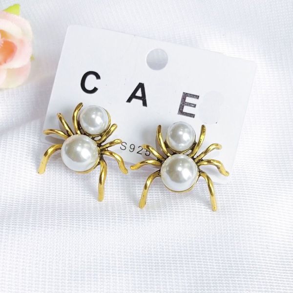 pearl new sense korean high spider earrings personalized creative temperament earrings net red exaggerated design, Golden;silver
pearl new sense korean high spider earrings personalized creative temperament earrings net red exaggerated design, Golden;silver