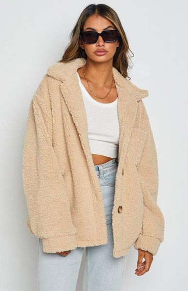 women's jackets girls long sleeve fluffy coat spring autumn leisure style plush coats solid color lapel single-breasted loose women, Black;brown
women's jackets girls long sleeve fluffy coat spring autumn leisure style plush coats solid color lapel single-breasted loose women, Black;brown