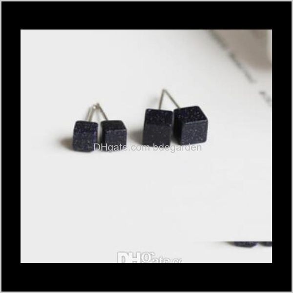 drop delivery 2021 jewelry s925 sterling sier for women fourquare black stud earrings fashion of kr39s, Golden;silver
drop delivery 2021 jewelry s925 sterling sier for women fourquare black stud earrings fashion of kr39s, Golden;silver