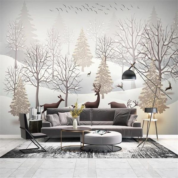 wallpapers large 3d wallpaper mural custom hand-painted nordic forest elk landscape tv sofa background
wallpapers large 3d wallpaper mural custom hand-painted nordic forest elk landscape tv sofa background