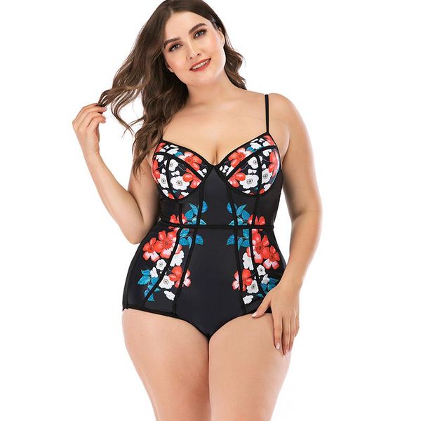 women's vintage floral print swimwear one piece swimsuit female padded push up bathing suit beachwear l xl xxl xxxl one-piece suits
women's vintage floral print swimwear one piece swimsuit female padded push up bathing suit beachwear l xl xxl xxxl one-piece suits