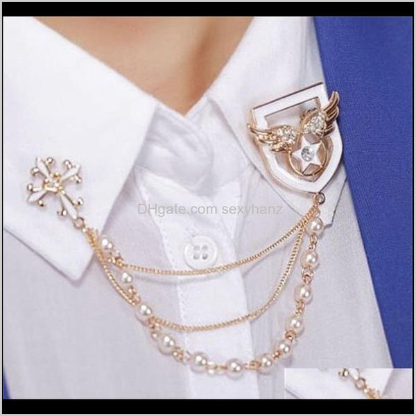 pins, jewelry drop delivery 2021 korean style pearl tassel chain pin badge cross cor medal brooch angel wing star brooches 141 r2 ggmaz, Gray 
pins, jewelry drop delivery 2021 korean style pearl tassel chain pin badge cross cor medal brooch angel wing star brooches 141 r2 ggmaz, Gray
