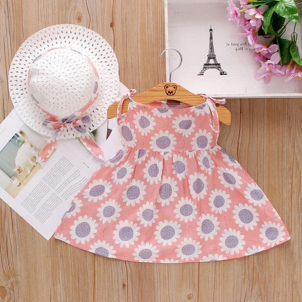 sunflowers print girls dresses toddler baby sleeveless dress clothes+straw hats caps beachwear roupa infantil menina girl's, Red;yellow
sunflowers print girls dresses toddler baby sleeveless dress clothes+straw hats caps beachwear roupa infantil menina girl's, Red;yellow