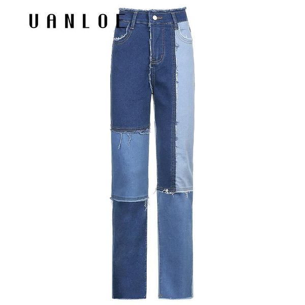 uanloe90s retro patchwork tassel jeans women high waist fashion panelled cargo pants korean streetwear straight denim trousers women's, Blue
uanloe90s retro patchwork tassel jeans women high waist fashion panelled cargo pants korean streetwear straight denim trousers women's, Blue