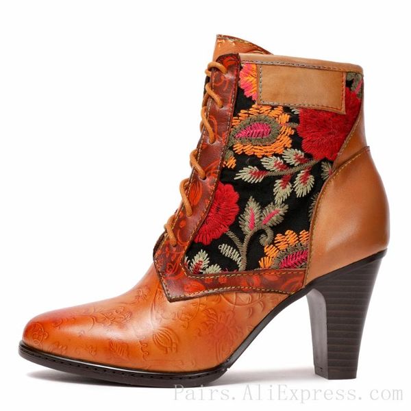 boots size 36-42 retro woman real leather ankle luxury design high heel shoes ladies festival footwear, Black
boots size 36-42 retro woman real leather ankle luxury design high heel shoes ladies festival footwear, Black