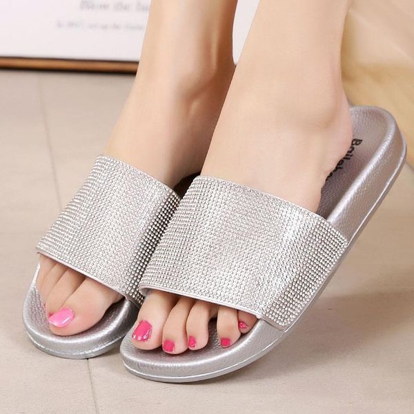 women's slippers ladies woman platform shoes home female women sandals flip flops slides crytal silver, Black
women's slippers ladies woman platform shoes home female women sandals flip flops slides crytal silver, Black