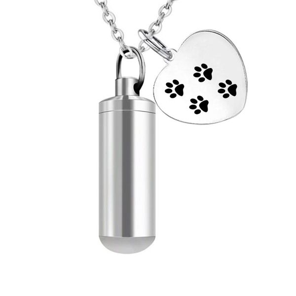 pendant necklaces women men pet fashion urn jewelry stainless steel necklace for ashes memorial keepsake cremation & fill kits, Silver
pendant necklaces women men pet fashion urn jewelry stainless steel necklace for ashes memorial keepsake cremation & fill kits, Silver