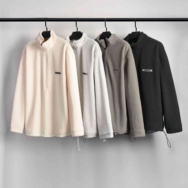 jacket 20fw latest hip hop justin bieber fog essentials half zipper polar fleece men women coats jacket, Black;brown
jacket 20fw latest hip hop justin bieber fog essentials half zipper polar fleece men women coats jacket, Black;brown