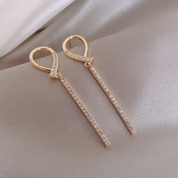 korean new trendy high-end internet celebrity studs ear charm lady charming simple long earrings jewelry unusual gifts for women girls afsho, Golden
korean new trendy high-end internet celebrity studs ear charm lady charming simple long earrings jewelry unusual gifts for women girls afsho, Golden