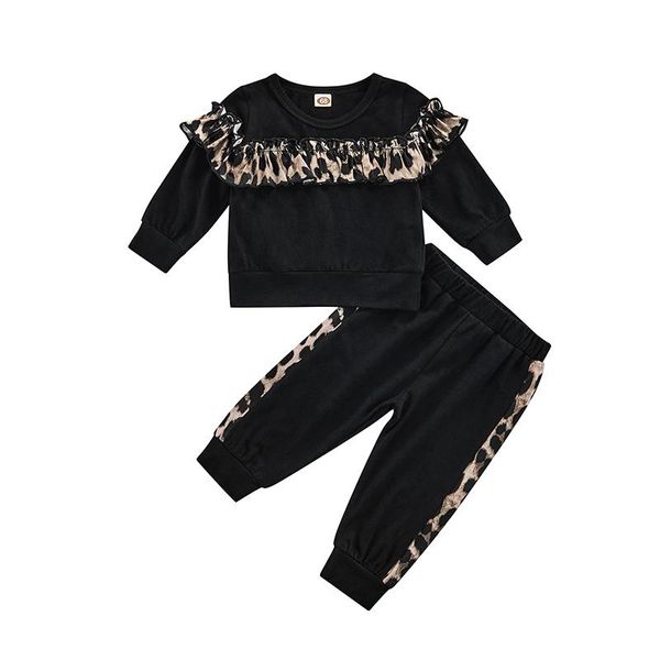 clothing sets baby girl casual 2pcs outfit sets, leopard ruffle long sleeve sweatsuits pants clothes, White
clothing sets baby girl casual 2pcs outfit sets, leopard ruffle long sleeve sweatsuits pants clothes, White