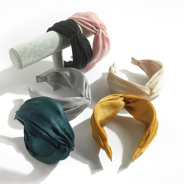 fashion style women girls solid hairband headband female girls korean cross cloth hair hoop hair accessories headwear, Silver
fashion style women girls solid hairband headband female girls korean cross cloth hair hoop hair accessories headwear, Silver