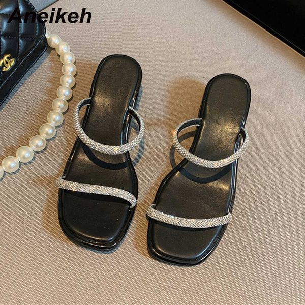 aneikeh fashion bling summer women's shoes slippers pu square heel basic shallow casual leisure black camouflage 210615
aneikeh fashion bling summer women's shoes slippers pu square heel basic shallow casual leisure black camouflage 210615
