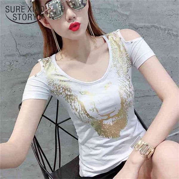 camisetas verano mujer summer rivet short sleeve white t-shirt off shoulder tshirt women o-neck t shirt 4774 50 210506
camisetas verano mujer summer rivet short sleeve white t-shirt off shoulder tshirt women o-neck t shirt 4774 50 210506