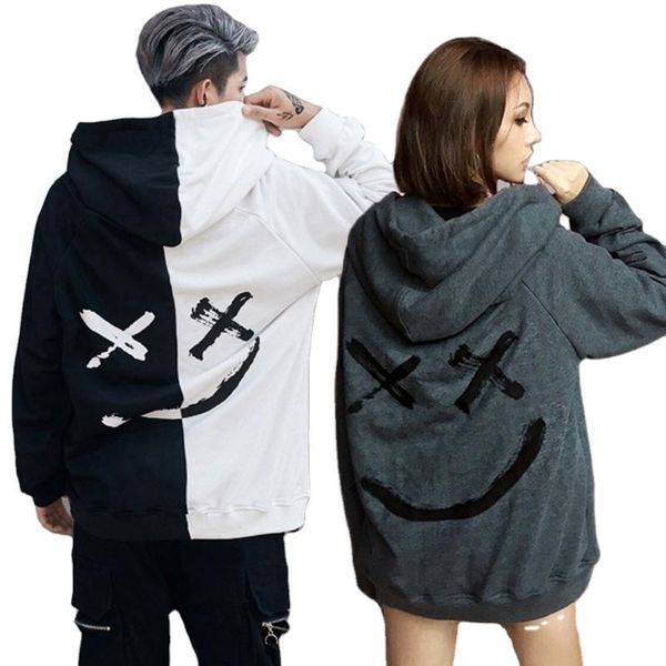 men's hoodies & sweatshirts 2021 spring and autumn stitching casual hip-hop street style loose printed, Black
men's hoodies & sweatshirts 2021 spring and autumn stitching casual hip-hop street style loose printed, Black
