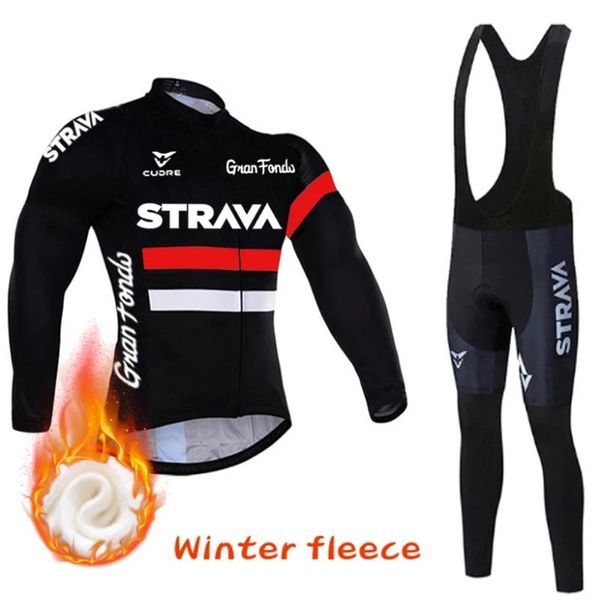 strava-fleece thermal cycling jersey set men long sleeve clothing mountain bike sportswear suit racing sets, Black;blue
strava-fleece thermal cycling jersey set men long sleeve clothing mountain bike sportswear suit racing sets, Black;blue