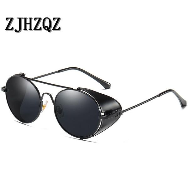 sunglasses black metallic vintage gothic steampunk for men women side shield coating mirrored blue red retro round, White;black
sunglasses black metallic vintage gothic steampunk for men women side shield coating mirrored blue red retro round, White;black