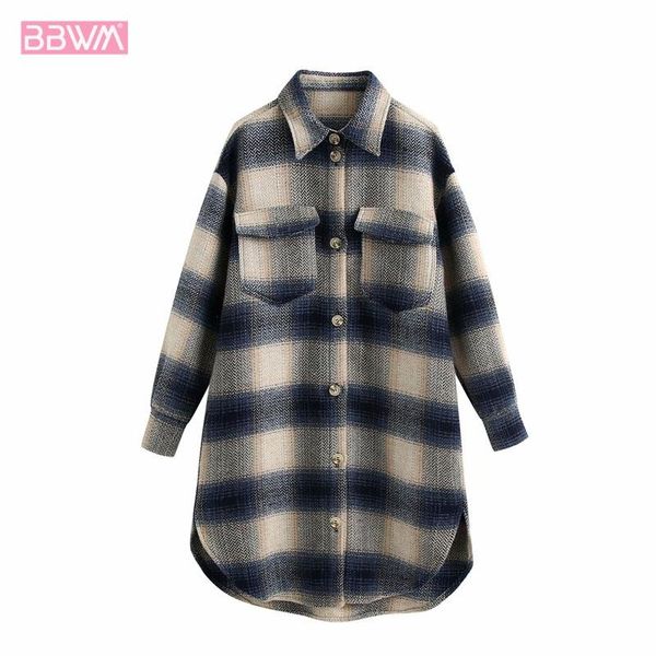 grey lapel long sleeve women's jacket coat fashion oversized lattice retro pocket female side split chic jackets, Black;brown
grey lapel long sleeve women's jacket coat fashion oversized lattice retro pocket female side split chic jackets, Black;brown