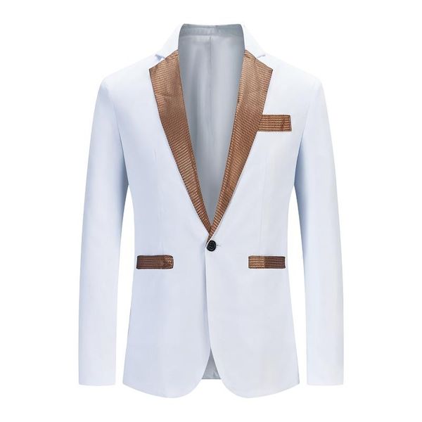 men's suits & blazers large size white elegant mens fashion red jackets fashionable prom party wear blue stage costumes for singers, White;black
men's suits & blazers large size white elegant mens fashion red jackets fashionable prom party wear blue stage costumes for singers, White;black