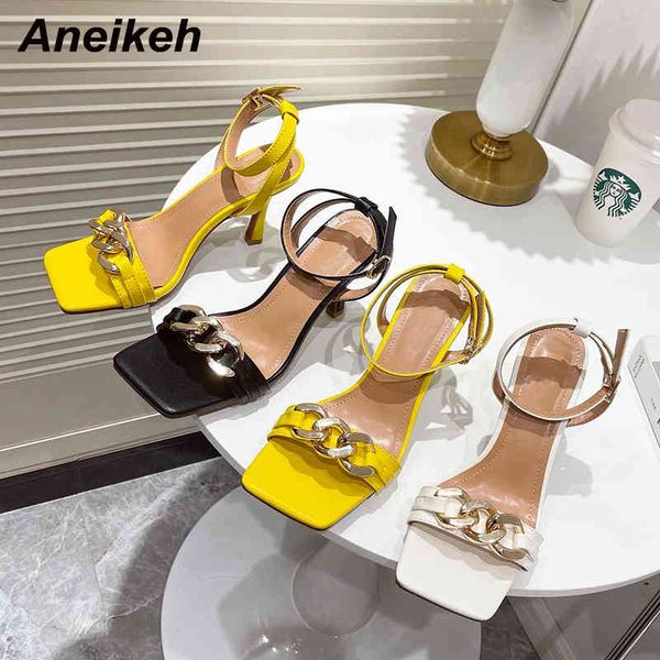 summer fashion ladies square open toe ankle buckle strap high heels shoes pu metal decoration women party sandals 210507, Black
summer fashion ladies square open toe ankle buckle strap high heels shoes pu metal decoration women party sandals 210507, Black