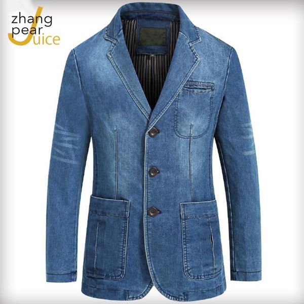 Men's Suits & Blazers Arrival Retro Blazer Jacket Blue Jeans Denim Long Sleeve Casual Coat, White;black
Men's Suits & Blazers Arrival Retro Blazer Jacket Blue Jeans Denim Long Sleeve Casual Coat, White;black
