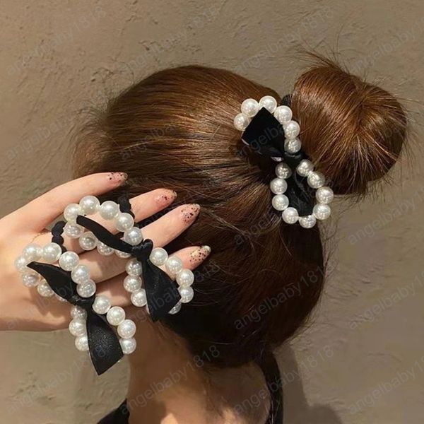 cloth bowknot hair scrunchies women pearl ponytail holder hair tie rope rubber bands headwear hair accessories, Slivery;white
cloth bowknot hair scrunchies women pearl ponytail holder hair tie rope rubber bands headwear hair accessories, Slivery;white