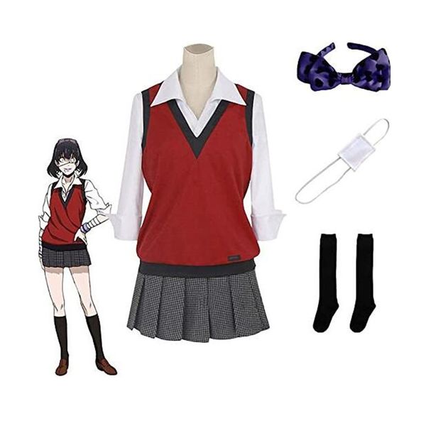 anime costumes anime kakegurui uniform yumeko jabami kakegurui twin runa yomozuki ikishima midari cosplay costumes, Black
anime costumes anime kakegurui uniform yumeko jabami kakegurui twin runa yomozuki ikishima midari cosplay costumes, Black