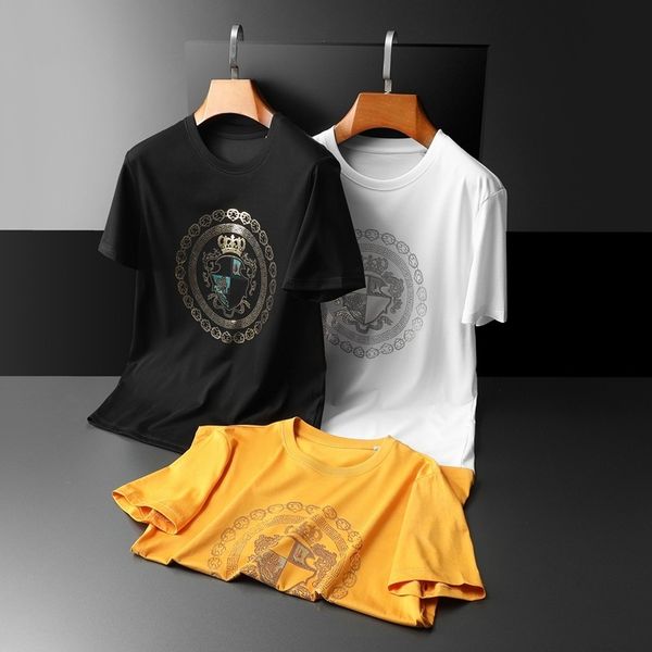 fashion t shirts men's short sleeve heavy craft mercerized cotton youth tide brand 2021 summer marketing, White;black
fashion t shirts men's short sleeve heavy craft mercerized cotton youth tide brand 2021 summer marketing, White;black