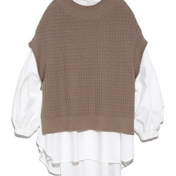 neploe casual suit autumn new solid color long sleeve fashion blouse + all-match knitted pullovers vest two piece set women 210423, White
neploe casual suit autumn new solid color long sleeve fashion blouse + all-match knitted pullovers vest two piece set women 210423, White