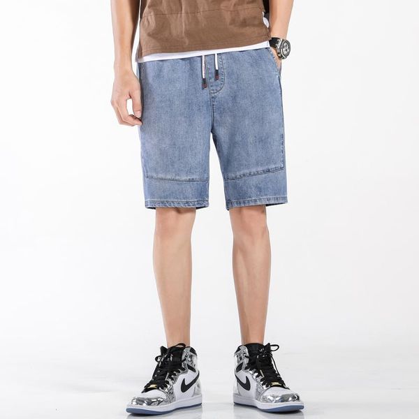 men's jeans plus size -7xl denim shorts 2021 summer cargo shorts, fashionable casual high-quality pocket logo pants, Blue
men's jeans plus size -7xl denim shorts 2021 summer cargo shorts, fashionable casual high-quality pocket logo pants, Blue