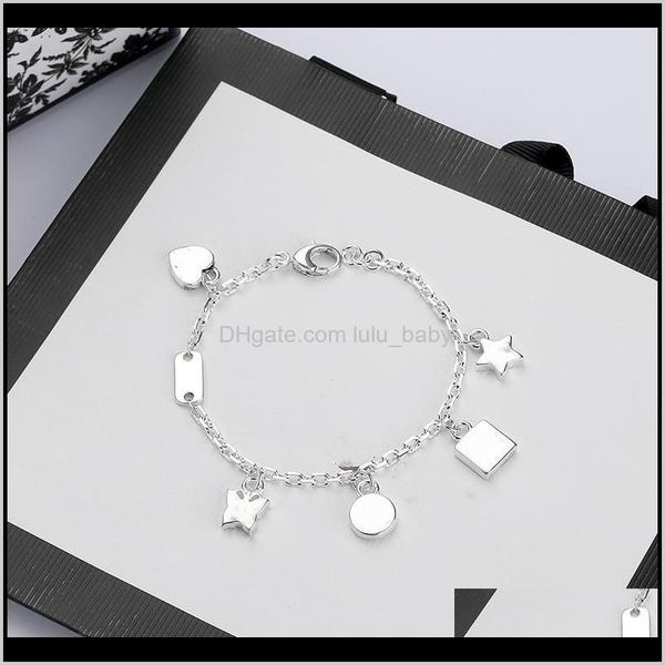 charm bracelets drop delivery 2021 sier plate star gift butterfly chain bracelet fashion jewelry supply op7gf, Golden;silver
charm bracelets drop delivery 2021 sier plate star gift butterfly chain bracelet fashion jewelry supply op7gf, Golden;silver