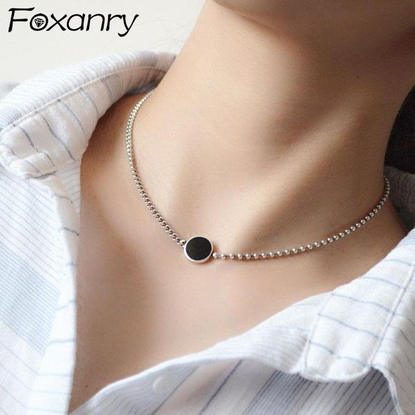 chains foxanry minimalist 925 sterling silver splicing chain necklace trend punk vintage black pendant party jewelry lover gifts
chains foxanry minimalist 925 sterling silver splicing chain necklace trend punk vintage black pendant party jewelry lover gifts