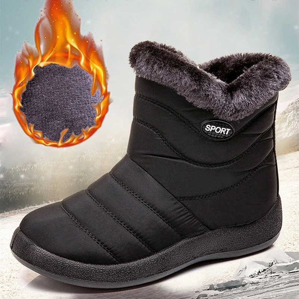 women boots waterproof snow boots female plush winter boots women warm shoes winter ankle botas mujer big size 43 210619, Black
women boots waterproof snow boots female plush winter boots women warm shoes winter ankle botas mujer big size 43 210619, Black