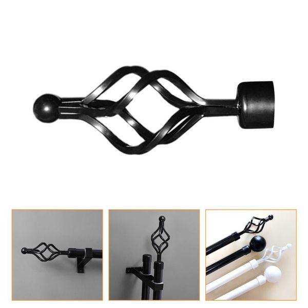 other home decor 2pcs curtain pole plug end rod finals accessory decorative roman