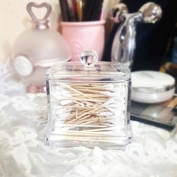 storage boxes & bins acrylic cotton swab holder box transparent potable makeup pad cosmetic container durable washable reusable large capaci
storage boxes & bins acrylic cotton swab holder box transparent potable makeup pad cosmetic container durable washable reusable large capaci