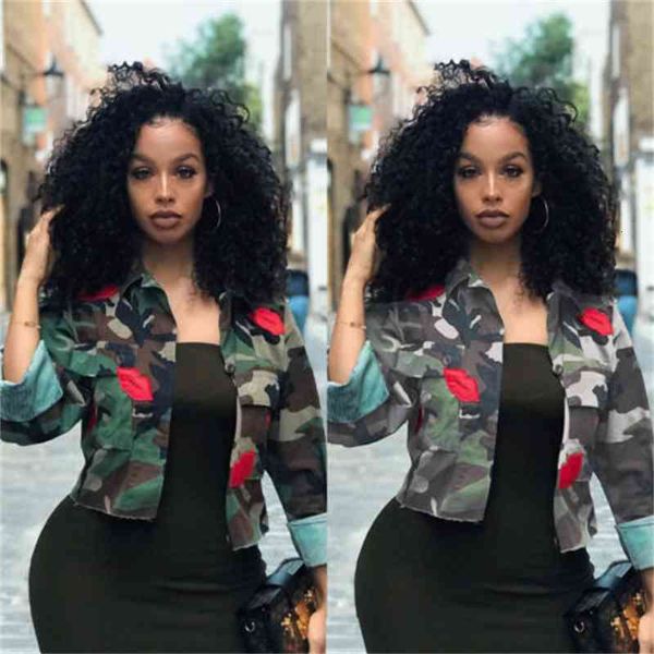 women's jackets fashion coat camo ladies army short jacket outwear autumn zwg9, Black;brown
women's jackets fashion coat camo ladies army short jacket outwear autumn zwg9, Black;brown