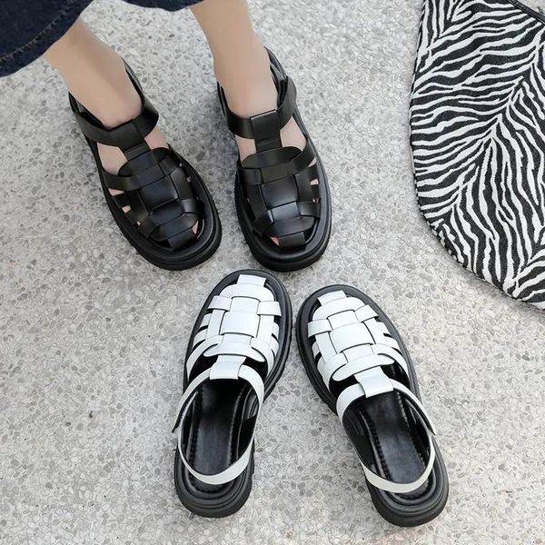 sandals women's summer baotou thick soled sports casual shoes non slip breathable beach fashion roman, Black
sandals women's summer baotou thick soled sports casual shoes non slip breathable beach fashion roman, Black