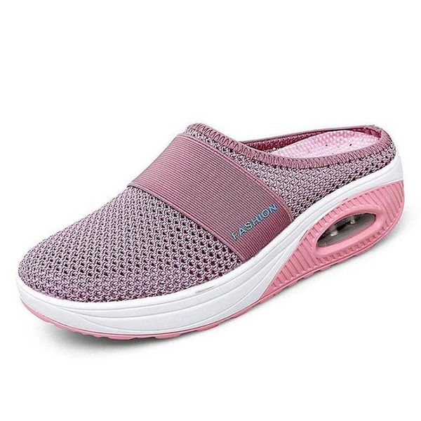 sandals 2022 women mesh head semi-slipper outdoor breathable recreational light walking platform shoes zapatos de mujer, Black
sandals 2022 women mesh head semi-slipper outdoor breathable recreational light walking platform shoes zapatos de mujer, Black