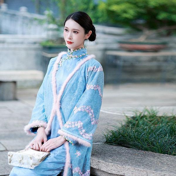 ethnic clothing exquisite light blue women cheongsam embroidery vestidos vintage handmade button qipao elegant evening party robe gown, Red
ethnic clothing exquisite light blue women cheongsam embroidery vestidos vintage handmade button qipao elegant evening party robe gown, Red